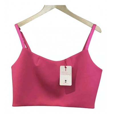 Pre-owned Ted Baker Pink Polyester Top