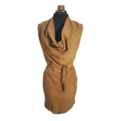 Pre-owned Goosecraft Mid-length Dress In Camel