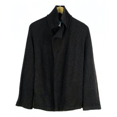 Pre-owned Yohji Yamamoto Wool Jacket In Brown