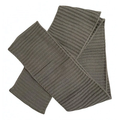 Pre-owned Chloé Wool Scarf In Grey