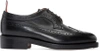 Thom Browne Longwing Leather Derby Shoes In Black