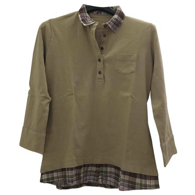Pre-owned Seventy Beige Cotton Top