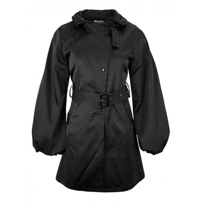 Pre-owned Moschino Black Trench Coat