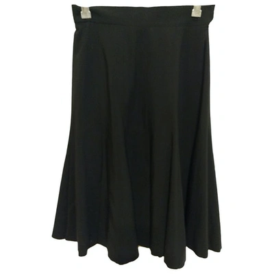 Pre-owned Escada Wool Skirt Suit In Black