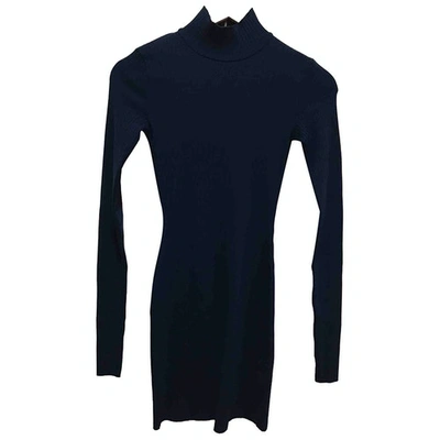 Pre-owned Cotton Citizen Mid-length Dress In Navy