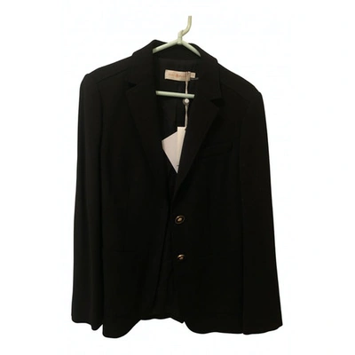 Pre-owned Tory Burch Black Polyester Jacket
