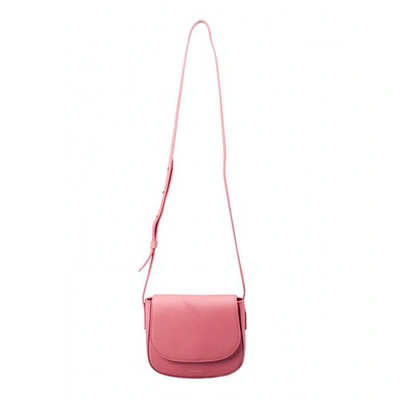 Pre-owned Mansur Gavriel Pink Leather Handbags