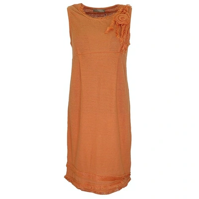 Pre-owned Ermanno Scervino Mid-length Dress In Orange