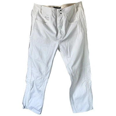 Pre-owned Isabel Marant Slim Pants In White