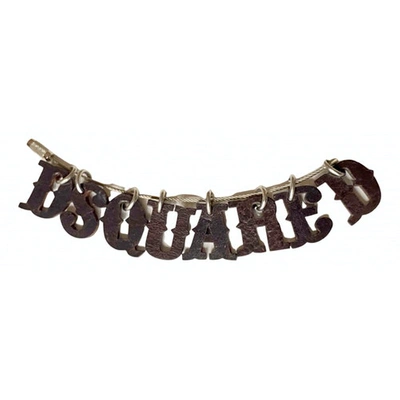 Pre-owned Dsquared2 Leather Jewellery In Brown