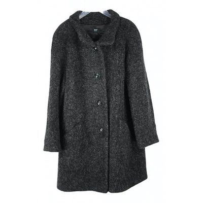 Pre-owned Basler Wool Coat In Anthracite