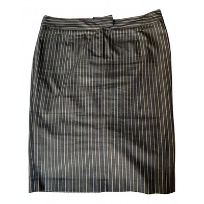 Pre-owned Galliano Mid-length Skirt In Grey