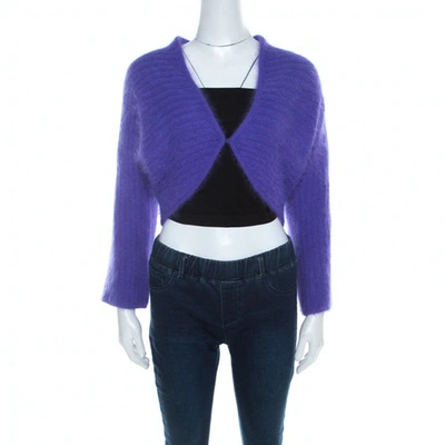 Pre-owned Escada Purple Cashmere Knitwear