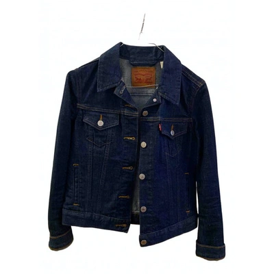 Pre-owned Levi's Blue Cotton Jacket