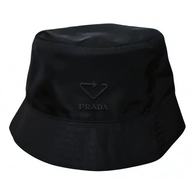 Pre-owned Prada Black Hat