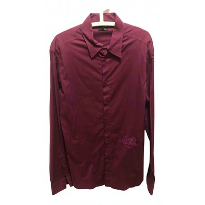 Pre-owned Just Cavalli Shirt In Purple