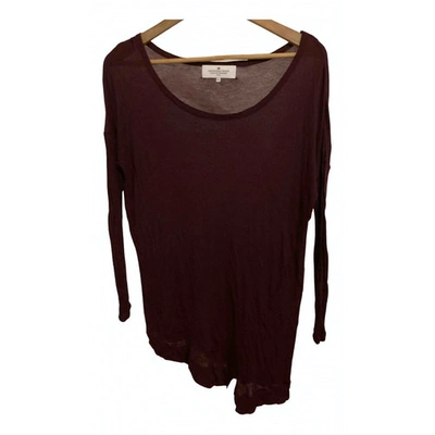 Pre-owned Designers Remix Wool Jumper In Burgundy