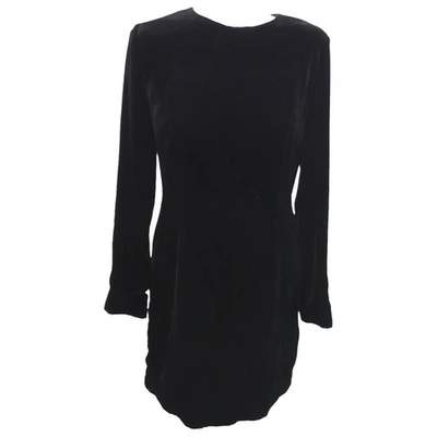 Pre-owned La Mania Mini Dress In Black