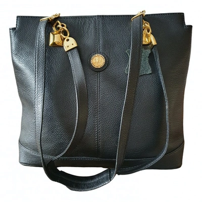Pre-owned Pierre Balmain Leather Tote In Black