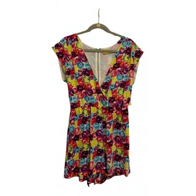 Pre-owned Alice And Olivia Silk Jumpsuit In Multicolour