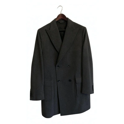 Pre-owned Tonello Wool Coat In Grey