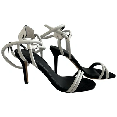 Pre-owned Isabel Marant Leather Sandal In White