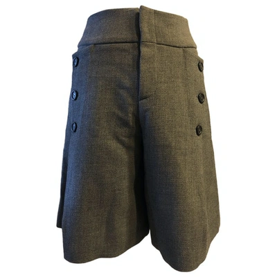 Pre-owned Roland Mouret Wool Shorts In Grey