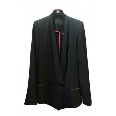 Pre-owned Alexander Wang Black Polyester Jacket