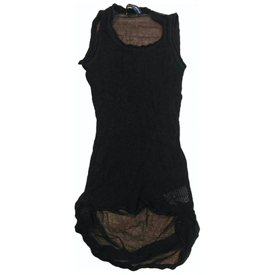 Pre-owned Dolce & Gabbana Lace Top In Black