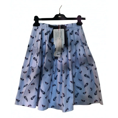 Pre-owned Tonello Mid-length Skirt In Blue