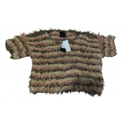 Pre-owned Roberto Collina Jumper In Gold