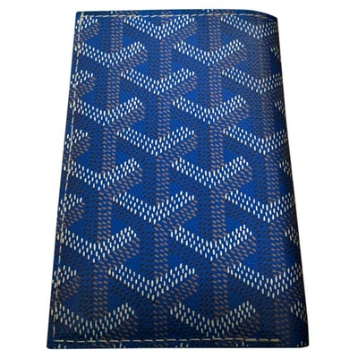 Pre-owned Goyard Saint Pierre Blue Cloth Small Bag, Wallet & Cases