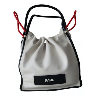 Pre-owned Karl Lagerfeld Leather Tote In Other