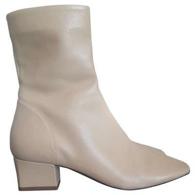 Pre-owned Rouje Leather Ankle Boots