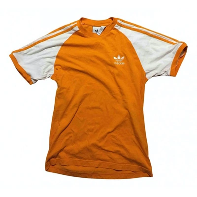 Pre-owned Adidas Originals Orange Cotton T-shirts