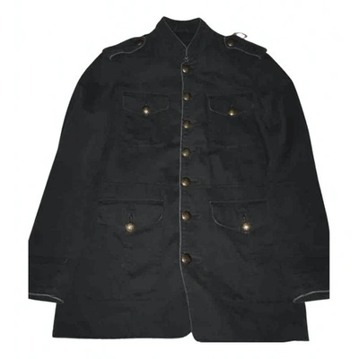 Pre-owned Pepe Jeans Coat In Navy