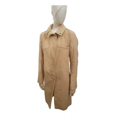 Pre-owned Costume National Coat In Beige