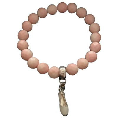 Pre-owned Thomas Sabo Silver Bracelet In Pink