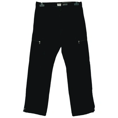 Pre-owned Calvin Klein Trousers In Black