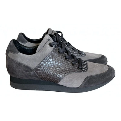 Pre-owned Max Mara Trainers In Grey