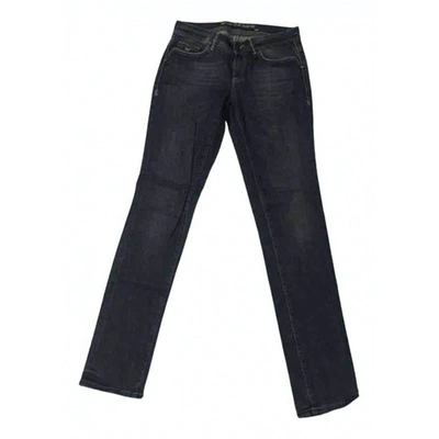 Pre-owned Massimo Dutti Slim Jeans In Blue