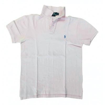 Pre-owned Polo Ralph Lauren Polo Cintré Manches Courtes Polo Shirt In Pink