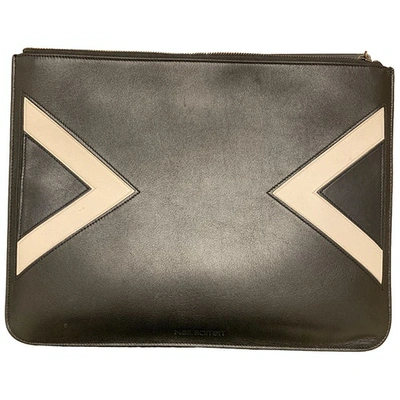 Pre-owned Neil Barrett Leather Bag In Black