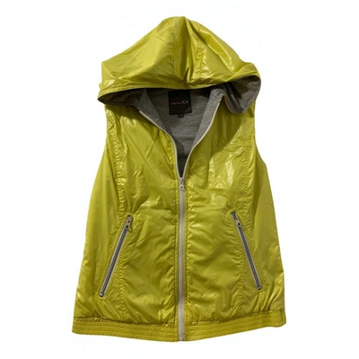 Pre-owned Duvetica Short Vest In Yellow