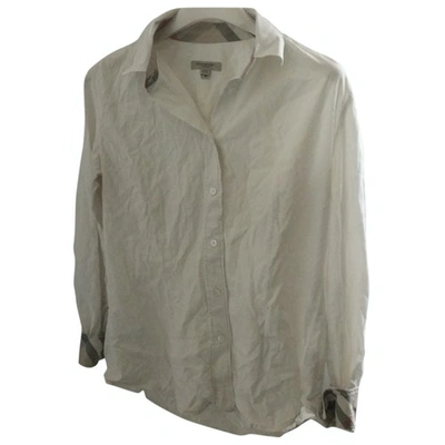 Pre-owned Burberry Shirt In White