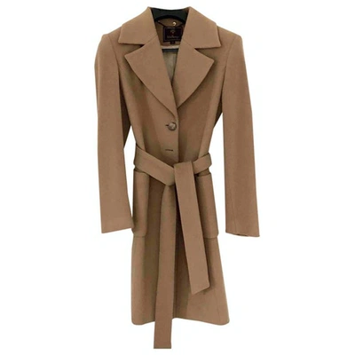 Pre-owned Mulberry Camel Wool Coat