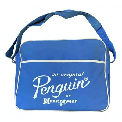 Pre-owned Original Penguin Cloth Bag In Blue
