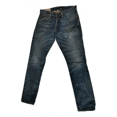 Pre-owned Polo Ralph Lauren Blue Cotton Jeans