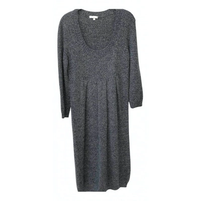 Pre-owned Vicedomini Cashmere Mini Dress In Grey