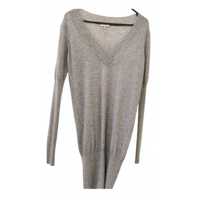 Pre-owned Vicedomini Cashmere Mini Dress In Beige